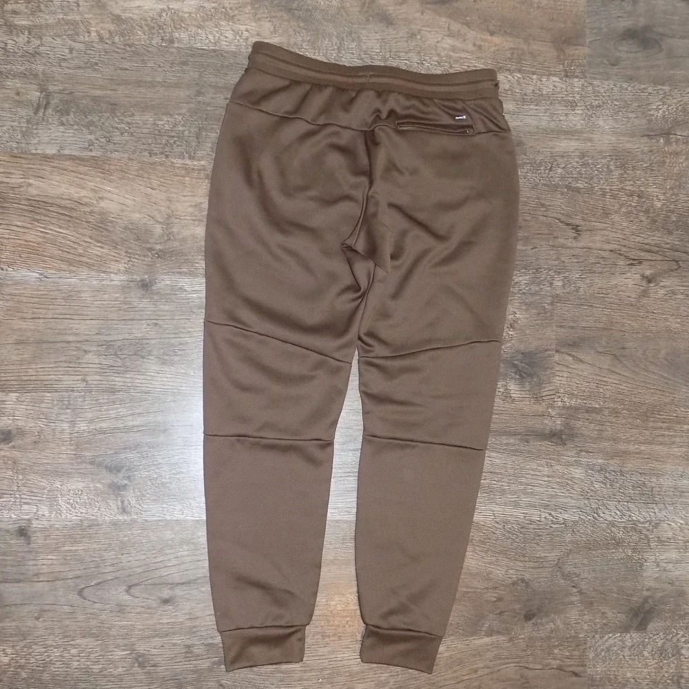 Hurley Joggers Mens Large Brown Tapered Athletic Sweatpants